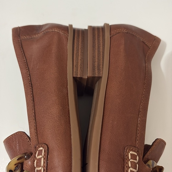 Clarks Tan Leather Sarafyna Iris Loafer NEW - Picture 6 of 9